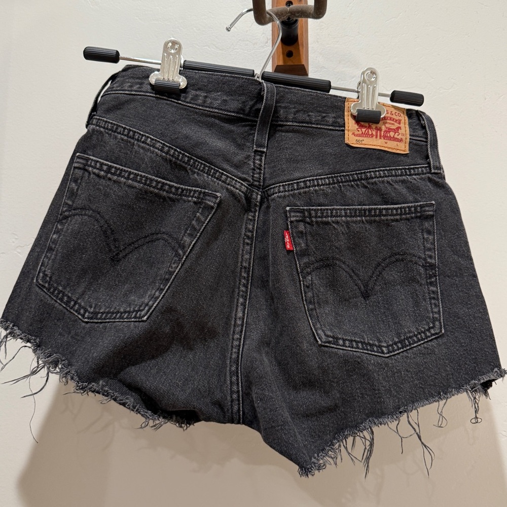 Levi's Women's Black Jean Shorts